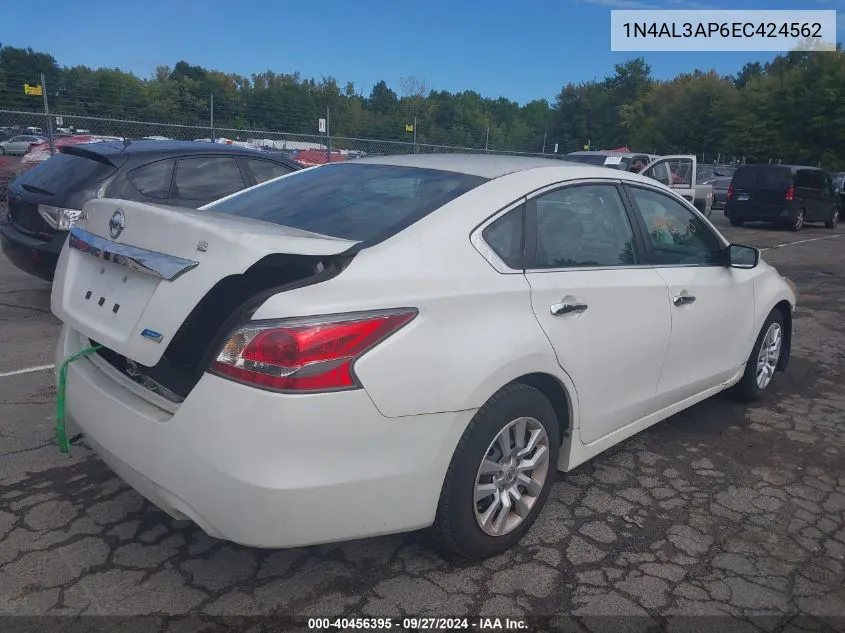 1N4AL3AP6EC424562 2014 Nissan Altima 2.5/2.5 S/2.5 Sl/2.5 Sv