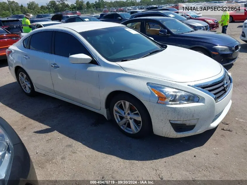 1N4AL3AP5EC322864 2014 Nissan Altima 2.5/S/Sv/Sl