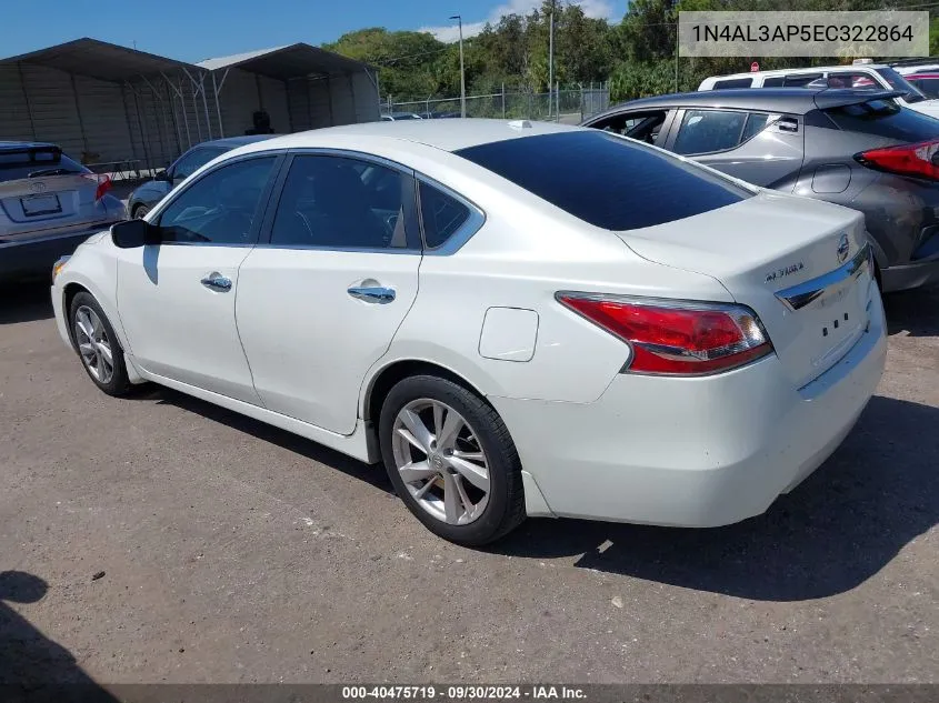 1N4AL3AP5EC322864 2014 Nissan Altima 2.5/S/Sv/Sl