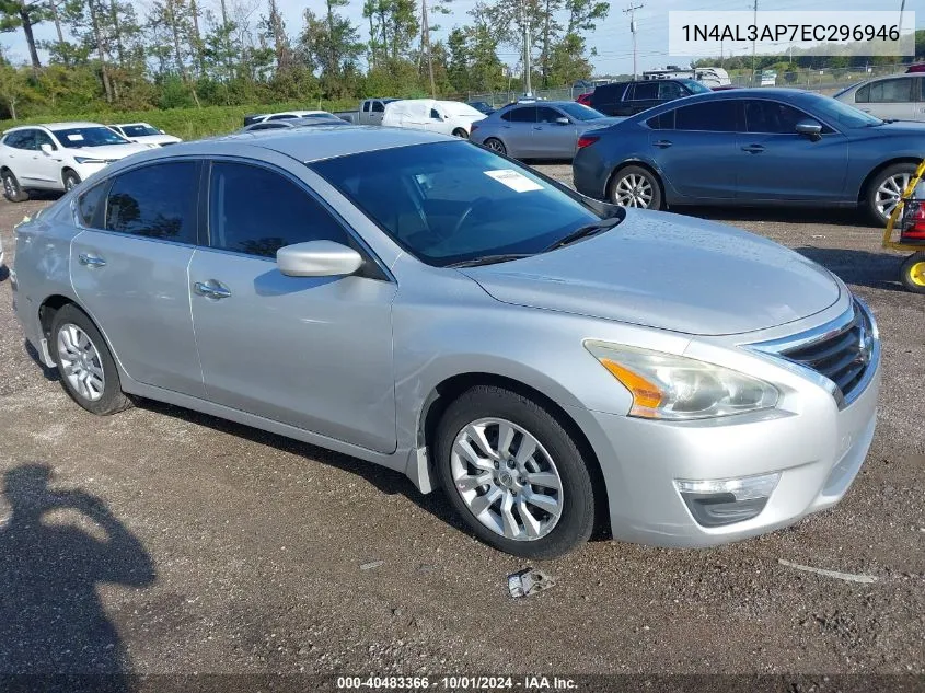 2014 Nissan Altima 2.5/S/Sv/Sl VIN: 1N4AL3AP7EC296946 Lot: 40483366