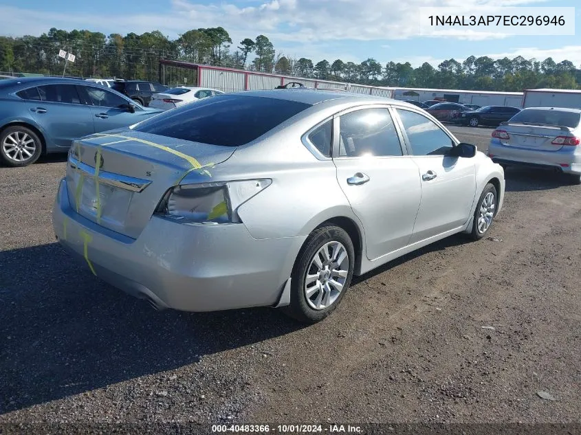 2014 Nissan Altima 2.5/S/Sv/Sl VIN: 1N4AL3AP7EC296946 Lot: 40483366