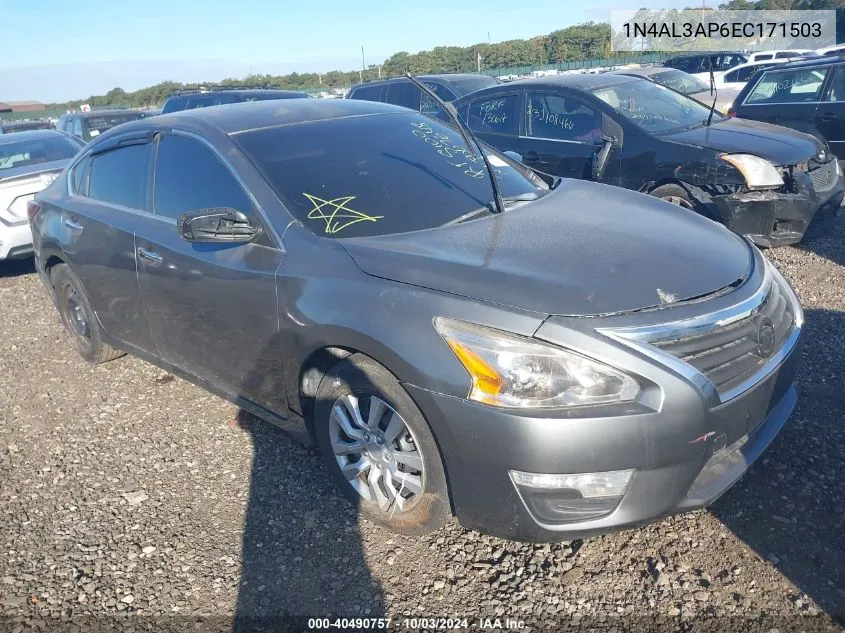 2014 Nissan Altima 2.5 S VIN: 1N4AL3AP6EC171503 Lot: 40490757