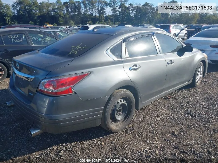 1N4AL3AP6EC171503 2014 Nissan Altima 2.5 S