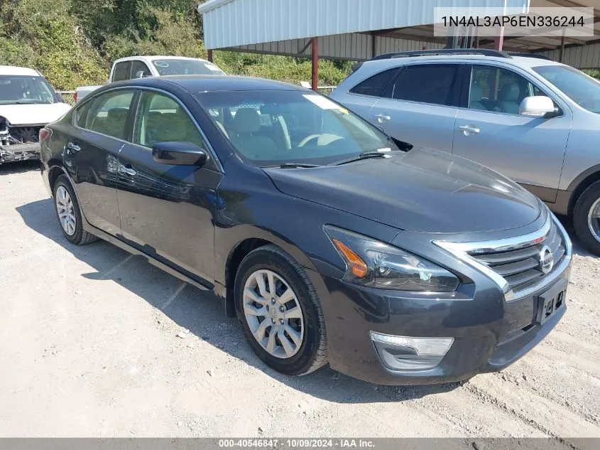 1N4AL3AP6EN336244 2014 Nissan Altima 2.5/S/Sv/Sl