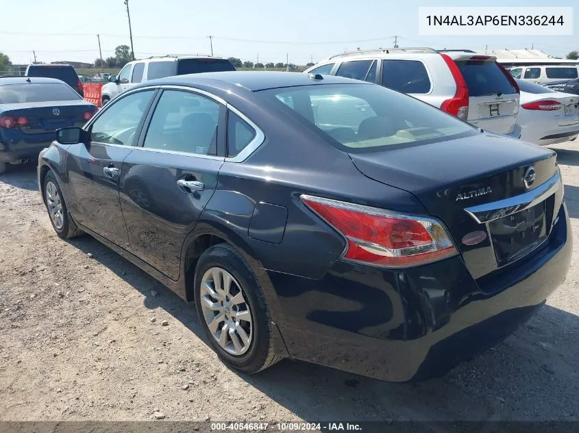 1N4AL3AP6EN336244 2014 Nissan Altima 2.5/S/Sv/Sl