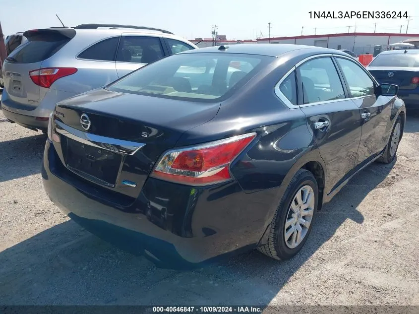 1N4AL3AP6EN336244 2014 Nissan Altima 2.5/S/Sv/Sl