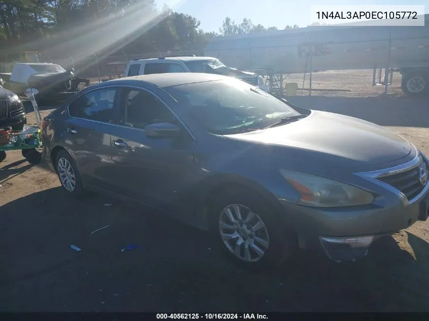 1N4AL3AP0EC105772 2014 Nissan Altima 2.5 S