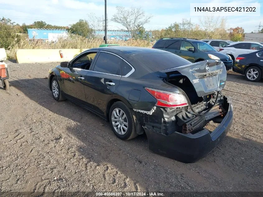 2014 Nissan Altima VIN: 1N4AL3AP5EC421202 Lot: 40882758