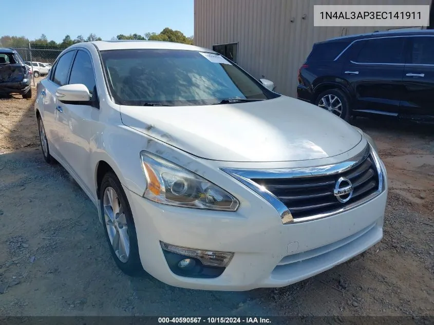 2014 Nissan Altima 2.5 Sl VIN: 1N4AL3AP3EC141911 Lot: 40590567