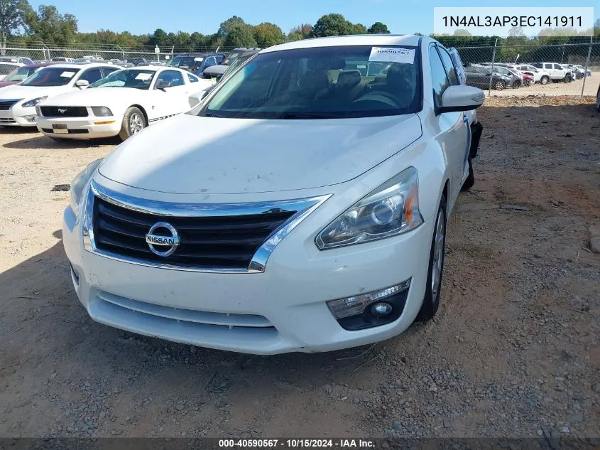 2014 Nissan Altima 2.5 Sl VIN: 1N4AL3AP3EC141911 Lot: 40590567