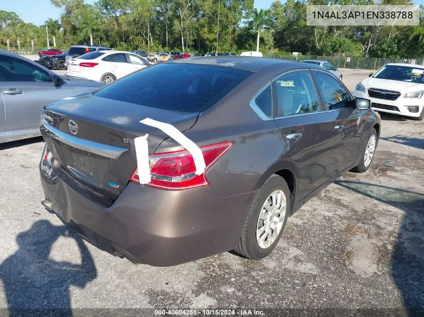 1N4AL3AP1EN338788 2014 Nissan Altima 2.5/2.5 S/2.5 Sl/2.5 Sv