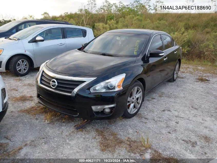 2014 Nissan Altima 2.5 Sv VIN: 1N4AL3AP6EC188690 Lot: 40621171