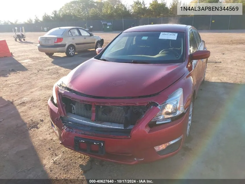 1N4AL3AP8EN344569 2014 Nissan Altima 2.5 S