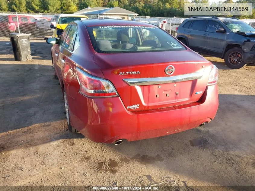 1N4AL3AP8EN344569 2014 Nissan Altima 2.5 S