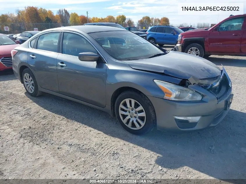 1N4AL3AP6EC425002 2014 Nissan Altima 2.5 S