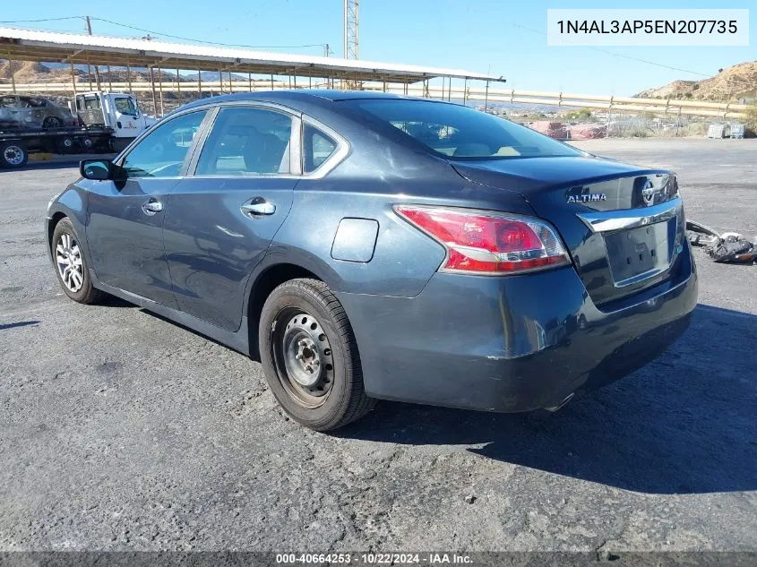 2014 Nissan Altima 2.5 S VIN: 1N4AL3AP5EN207735 Lot: 40664253