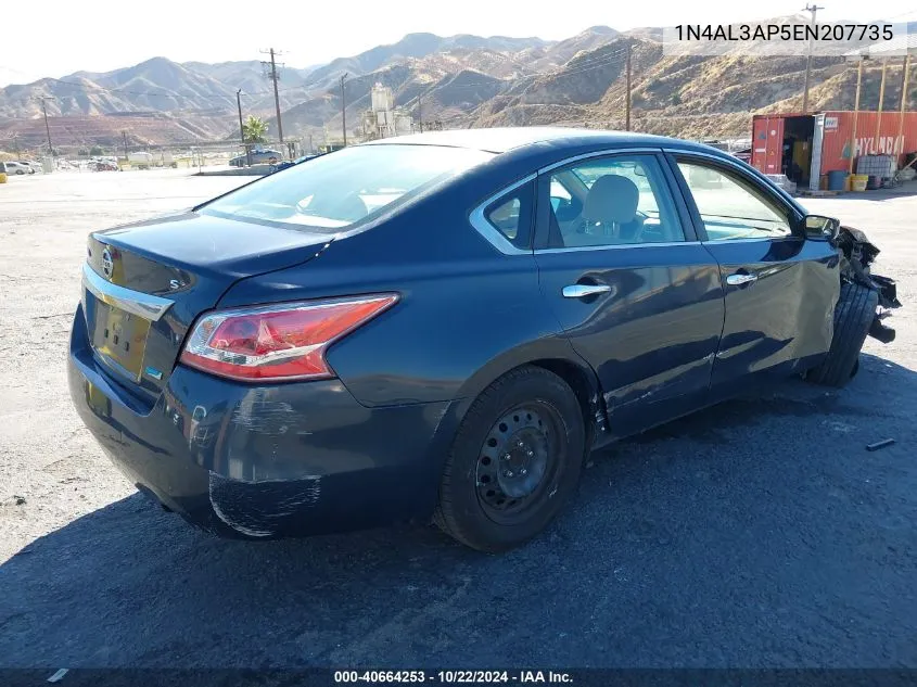 2014 Nissan Altima 2.5 S VIN: 1N4AL3AP5EN207735 Lot: 40664253