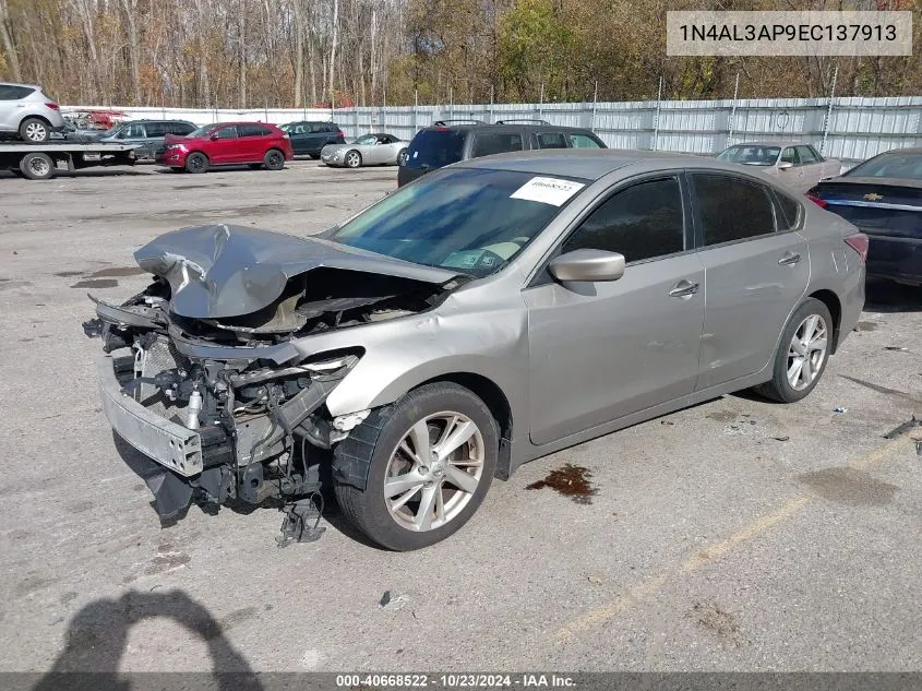 2014 Nissan Altima 2.5 Sv VIN: 1N4AL3AP9EC137913 Lot: 40668522