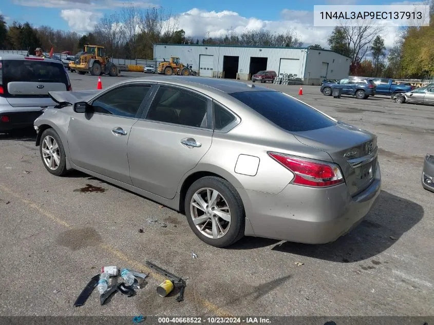 2014 Nissan Altima 2.5 Sv VIN: 1N4AL3AP9EC137913 Lot: 40668522