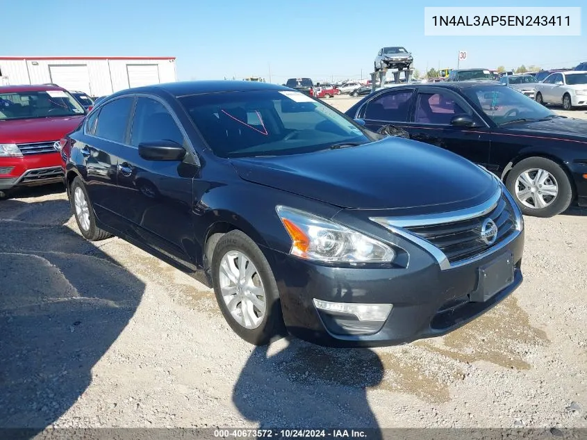 2014 Nissan Altima 2.5 S VIN: 1N4AL3AP5EN243411 Lot: 40673572