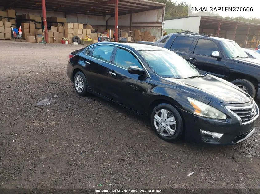 2014 Nissan Altima 2.5/2.5 S/2.5 Sl/2.5 Sv VIN: 1N4AL3AP1EN376666 Lot: 40686474