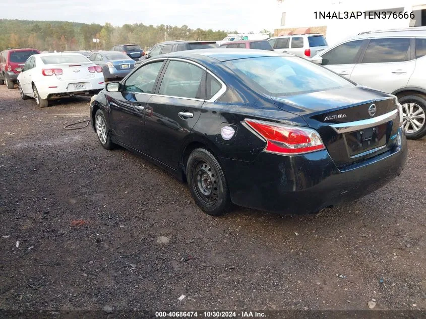 2014 Nissan Altima 2.5/2.5 S/2.5 Sl/2.5 Sv VIN: 1N4AL3AP1EN376666 Lot: 40686474