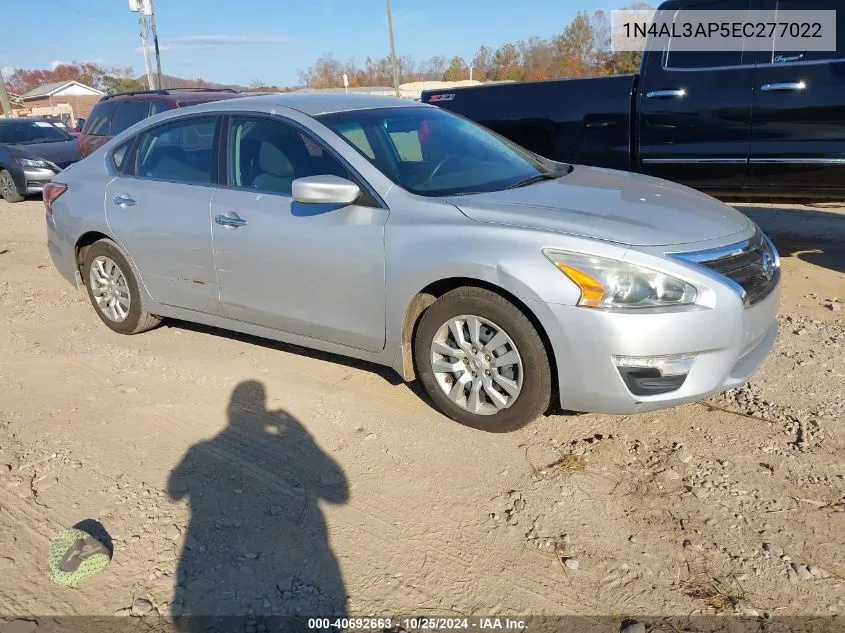 2014 Nissan Altima 2.5 S VIN: 1N4AL3AP5EC277022 Lot: 40692663