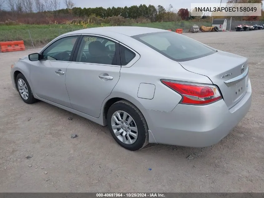 1N4AL3AP0EC158049 2014 Nissan Altima 2.5 S