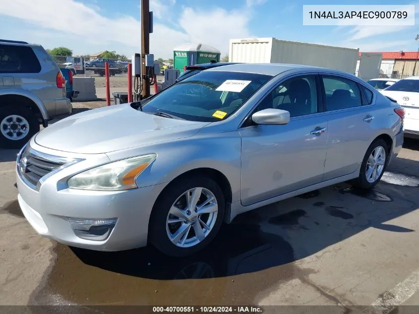 2014 Nissan Altima 2.5 S VIN: 1N4AL3AP4EC900789 Lot: 40700551