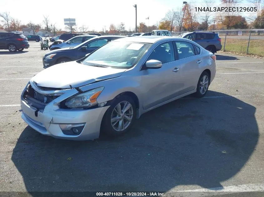 2014 Nissan Altima 2.5 Sl VIN: 1N4AL3AP2EC129605 Lot: 40711028