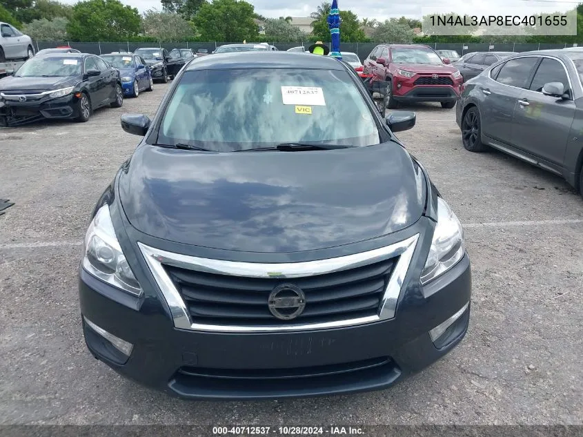 2014 Nissan Altima 2.5 S VIN: 1N4AL3AP8EC401655 Lot: 40712537