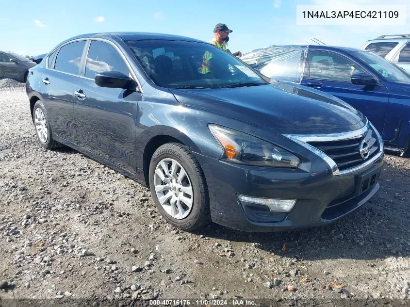 2014 Nissan Altima 2.5/2.5 S/2.5 Sl/2.5 Sv VIN: 1N4AL3AP4EC421109 Lot: 40716176