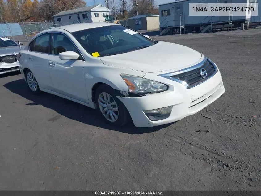 1N4AL3AP2EC424770 2014 Nissan Altima 2.5/2.5 S/2.5 Sl/2.5 Sv