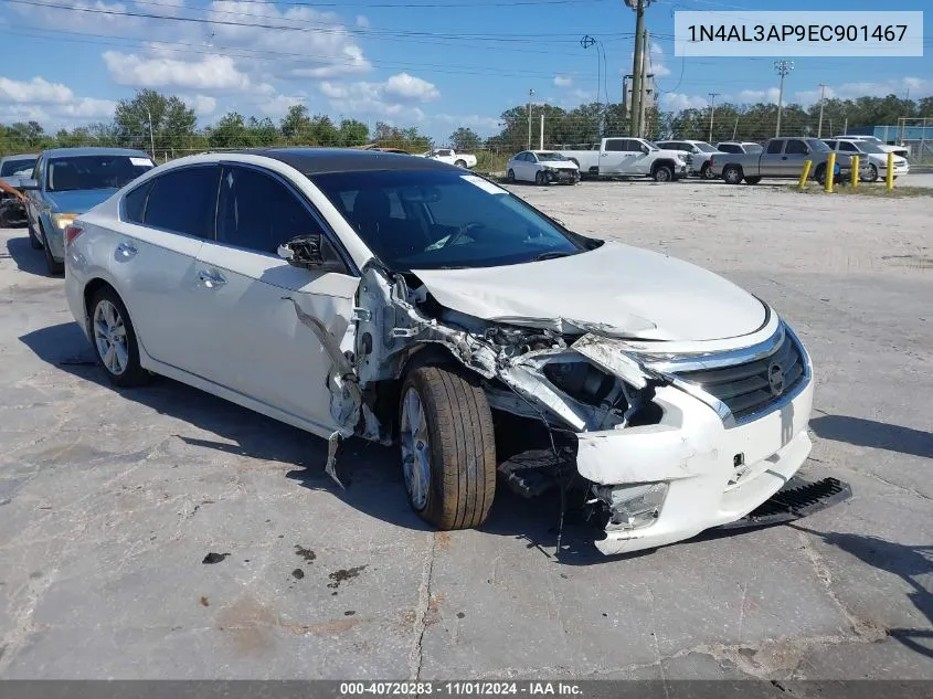 2014 Nissan Altima 2.5 Sv VIN: 1N4AL3AP9EC901467 Lot: 40720283