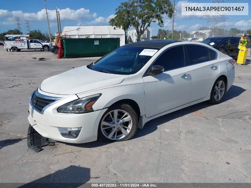 2014 Nissan Altima 2.5 Sv VIN: 1N4AL3AP9EC901467 Lot: 40720283