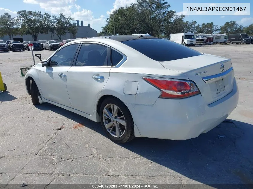 2014 Nissan Altima 2.5 Sv VIN: 1N4AL3AP9EC901467 Lot: 40720283