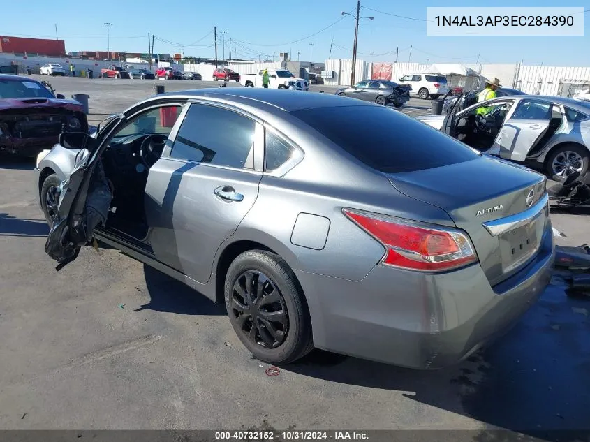 2014 Nissan Altima 2.5 VIN: 1N4AL3AP3EC284390 Lot: 40732152