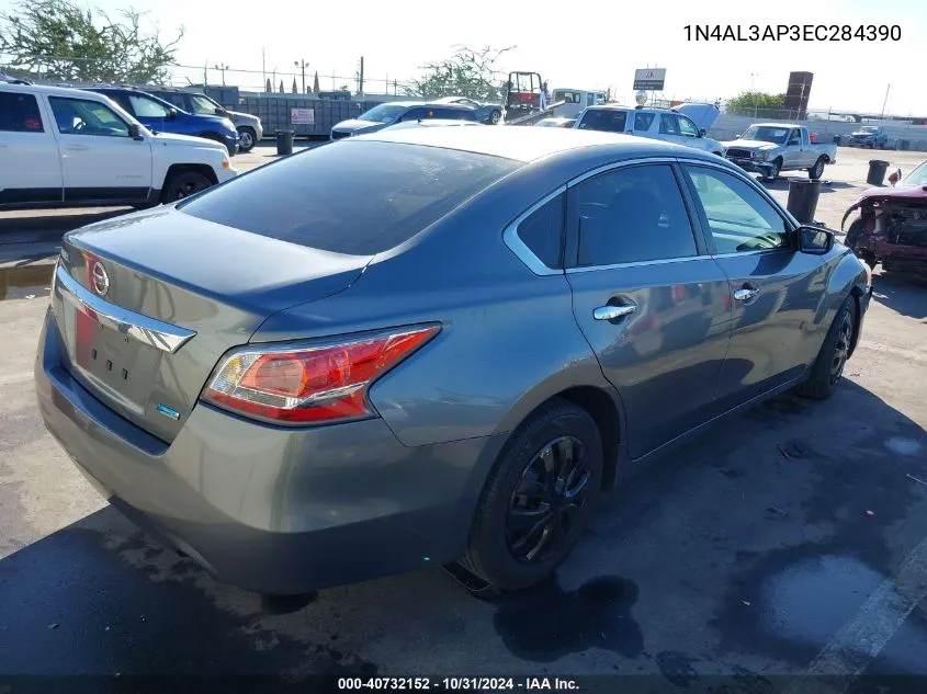 2014 Nissan Altima 2.5 VIN: 1N4AL3AP3EC284390 Lot: 40732152