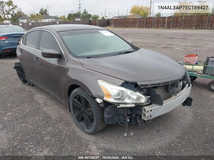 2014 Nissan Altima 2.5 S VIN: 1N4AL3AP7EC189427 Lot: 40738237