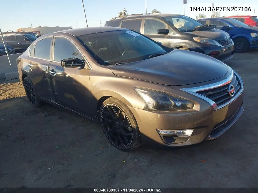 2014 Nissan Altima 2.5 S VIN: 1N4AL3AP7EN207106 Lot: 40739357