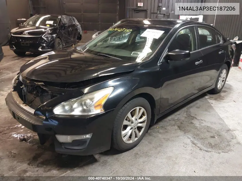 2014 Nissan Altima 2.5 S VIN: 1N4AL3AP3EC187206 Lot: 40740347