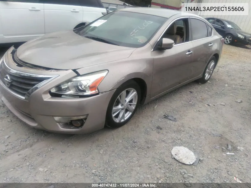 2014 Nissan Altima 2.5 Sl VIN: 1N4AL3AP2EC155606 Lot: 40747432