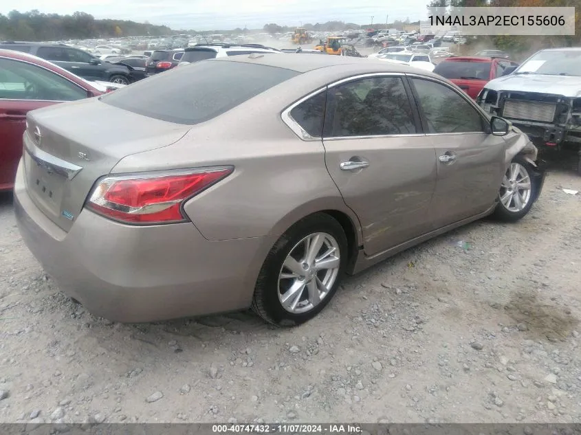 2014 Nissan Altima 2.5 Sl VIN: 1N4AL3AP2EC155606 Lot: 40747432