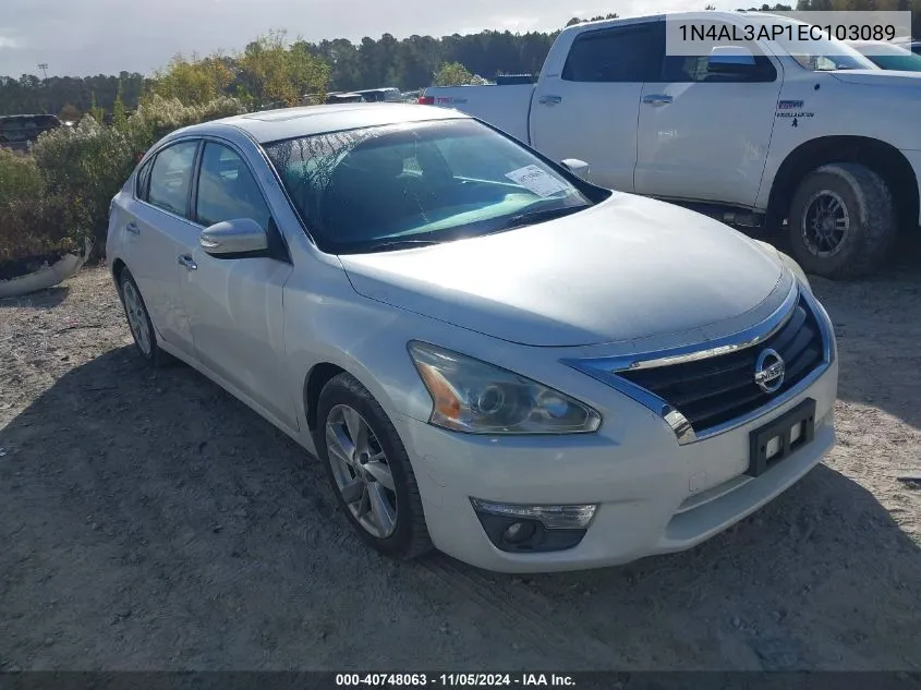 1N4AL3AP1EC103089 2014 Nissan Altima 2.5 Sv