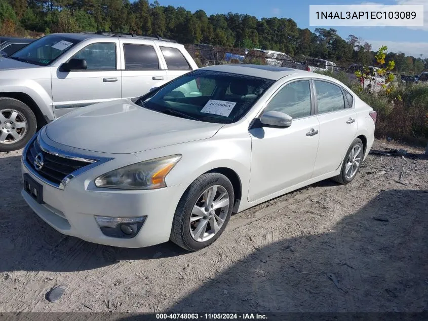 1N4AL3AP1EC103089 2014 Nissan Altima 2.5 Sv