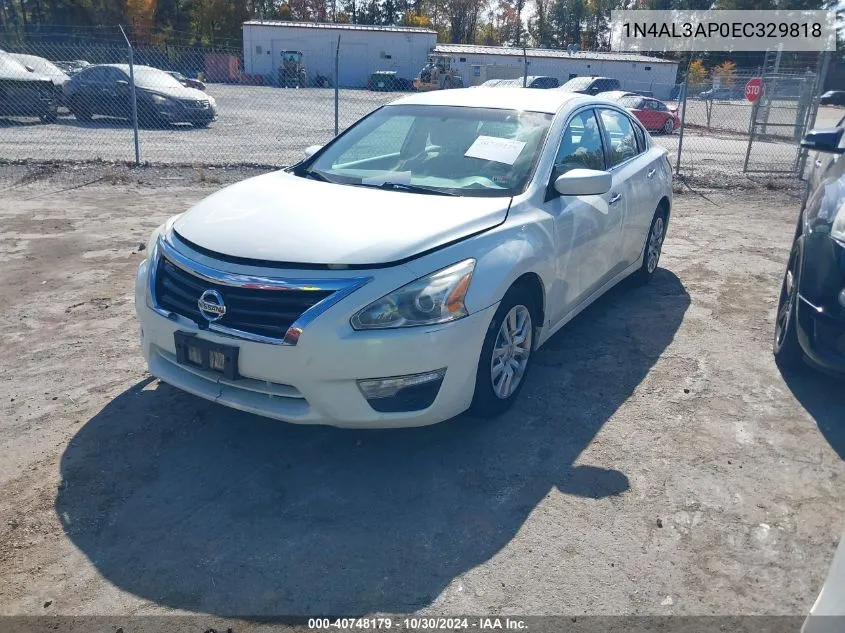 2014 Nissan Altima 2.5 S VIN: 1N4AL3AP0EC329818 Lot: 40748179