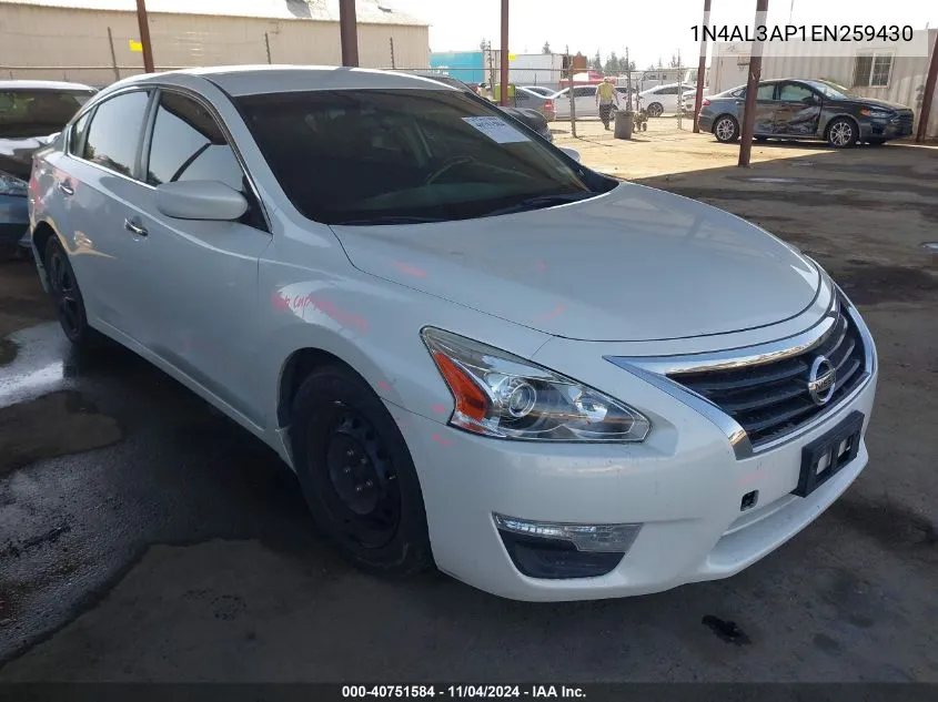 1N4AL3AP1EN259430 2014 Nissan Altima 2.5 S