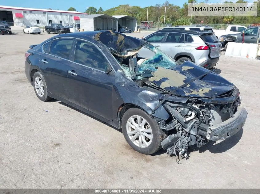 2014 Nissan Altima 2.5 S VIN: 1N4AL3AP5EC140114 Lot: 40754881