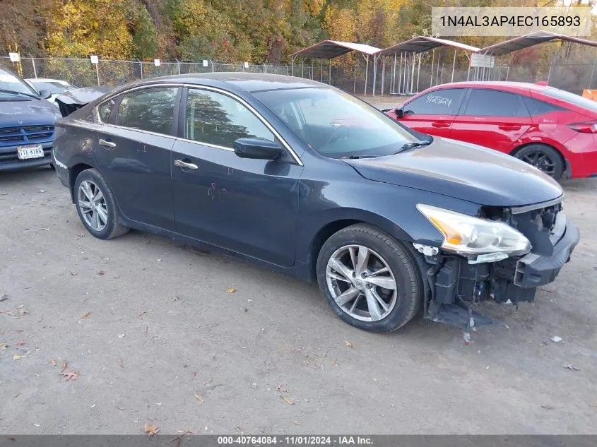 2014 Nissan Altima 2.5 Sv VIN: 1N4AL3AP4EC165893 Lot: 40764084