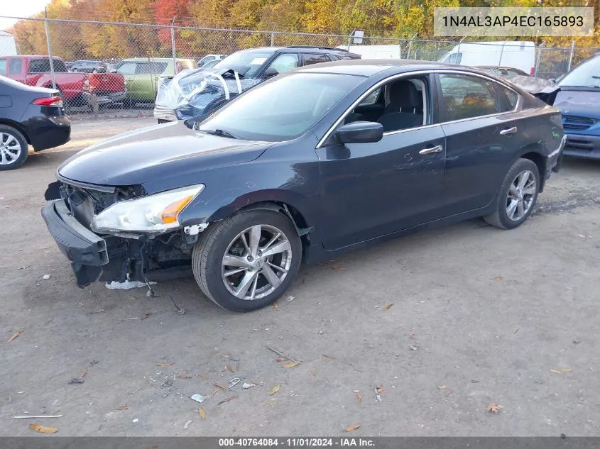 2014 Nissan Altima 2.5 Sv VIN: 1N4AL3AP4EC165893 Lot: 40764084